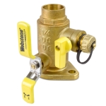 1-1/4" Sweat Isolator Flange Valve with Drain