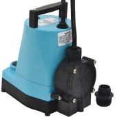 Little Giant 5-ASP Automatic Submersible Utility/Sump Pump w/ Piggyback Diaphragm Switch and 10' cord, 1/6 HP, 115V - Image 2