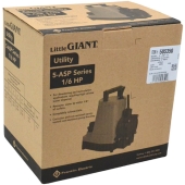 Little Giant 5-ASP-LL Automatic Low-Level Submersible Utility/Sump Pump w/ Piggyback Diaphragm Switch and 18' cord, 1/6 HP, 115V - Image 3