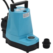 Little Giant 5-ASP-LL Automatic Low-Level Submersible Utility/Sump Pump w/ Piggyback Diaphragm Switch and 18' cord, 1/6 HP, 115V - Image 1