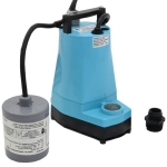 5-ASP-FS Automatic Submersible Utility/Sump Pump w/ Wide Angle Float Switch and 10' cord, 1/6 HP, 115V