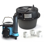 WRSC-6 Drainosaur Compact Water Removal System w/ 9' cord, 3.5 gallon capacity, 1/3 HP, 115V