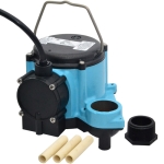 6-CIA Automatic Sump Pump w/ Legs w/ Diaphragm Switch and 10' cord, 1/3 HP, 115V