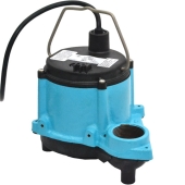 Little Giant 6-CIA-RFS Automatic Sump Pump w/ Piggyback Wide Angle Float Switch and 10' cord, 1/3 HP, 115V - Image 2