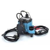 Little Giant 6-CIA-RS Automatic Sump Pump w/ Piggyback Diaphragm Switch and 10' cord, 1/3 HP, 115V - Image 2