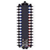 Viega 30-Port, PEX Crimp ManaBloc Manifold (3/8" PEX - (10) Hot & (12) Cold 1/2" PEX - (2) Hot & (6) Cold) - Image 1