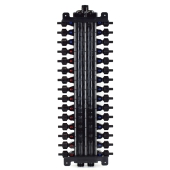 Viega 30-Port, PEX Crimp ManaBloc Manifold (3/8" PEX - (10) Hot & (12) Cold 1/2" PEX - (2) Hot & (6) Cold) - Image 2