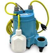 Little Giant HT-6E-CIA-FS Automatic High Temperature Sump/Effluent Pump w/ Wide Angle Float Switch and 15' cord, 1/3 HP, 115V - Image 2