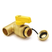Webstone Valves 3/4" Sweat (CxC) T-Drain (Lead-Free) - Image 2