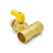Webstone Valves 1" Sweat (CxC) T-Drain (Lead-Free) - Image 3
