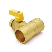 Webstone Valves 1-1/4" Sweat (CxC) T-Drain (Lead-Free) - Image 3
