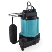 Little Giant 10EC-CIA-SFS Automatic Sump/Effluent Pump w/ Vertical Float Switch and 20' cord, 1/2 HP, 115V - Image 1