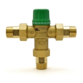 Taco 3/4" Union Threaded Mixing Valve (Lead-Free), ASSE 1070, 85-120F - Image 1
