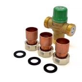 Taco 1" Union Sweat Mixing Valve (Lead-Free), ASSE 1070, 85-120F - Image 2