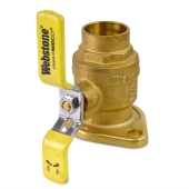 Webstone Valves 1-1/4" Sweat Isolator Valve w/ Rotating Flange - Image 1