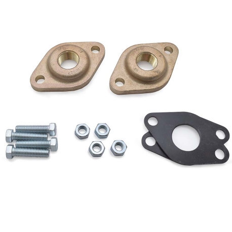Grundfos 3/4"  NPT Bronze Flanges (Pair), GF15/26 for UP/UPS/Alpha 15 and 26 Series