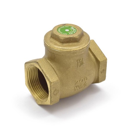 Matco-Norca 1-1/4" Threaded Swing Check Valve (Lead-Free)