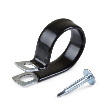 Sioux Chief Plastic Coated Metal Clamp w/ Screw for 1" CTS Pipe (50/bag)