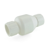 Matco-Norca 1-1/4" PVC Spring Check Valve, Solvent Weld, Sch. 40/80 - Image 1
