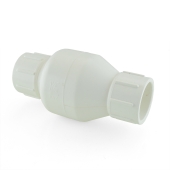 Matco-Norca 1-1/4" PVC Spring Check Valve, Solvent Weld, Sch. 40/80 - Image 2