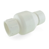 Matco-Norca 2" PVC Spring Check Valve, Solvent Weld, Sch. 40/80 - Image 1