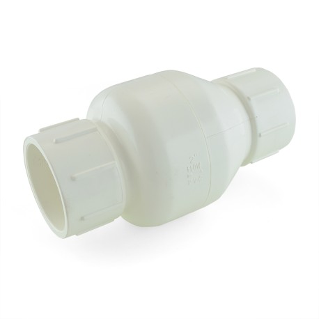 Matco-Norca 2" PVC Spring Check Valve, Solvent Weld, Sch. 40/80