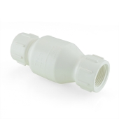Matco-Norca 1" PVC Spring Check Valve, FPT Threaded, Sch. 40/80 - Image 2