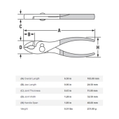 Channellock 526 Channellock 6.5" Slip Joint Plier - Image 2
