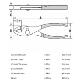 Channellock 528 Channellock 8" Slip Joint Plier - Image 2