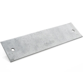 Sioux Chief 1.5" x 6" Stud Guard Steel Plate Protectors, 18 Gauge, w/ holes (100/box) - Image 1