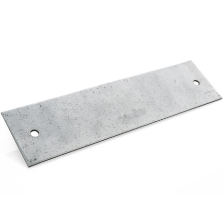 Sioux Chief 1.5" x 6" Stud Guard Steel Plate Protectors, 18 Gauge, w/ holes (100/box)
