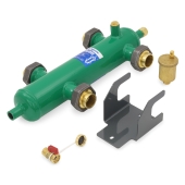 Caleffi 1-1/4" Sweat Union Hydro series Hydraulic Separator - Image 3