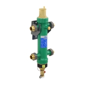 Caleffi 1" Sweat Union, SEP4 series, 4-in-1 Combi Hydraulic Separator - Image 1
