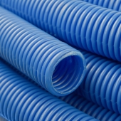 Sioux Chief Corrugated Sleeve for 1/2" PEX, In-Slab Installation (Blue), 100ft - Image 2