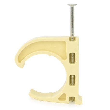 thumbnail image 2 of J-hook Clamps 100-Piece PEX Pipe Half Clamps - J-Hook With Nails 2 of 11