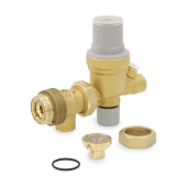 Caleffi 1/2" Sweat Union x FNPT, AutoFill Boiler Pressure Reducing & Backflow Preventer Valve Combo - Image 2
