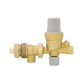 Caleffi 1/2" Sweat Union x FNPT, AutoFill Boiler Pressure Reducing & Backflow Preventer Valve Combo - Image 3