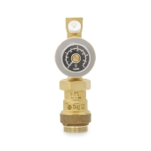 Caleffi 1/2" FNPT Union x FNPT, AutoFill Boiler Pressure Reducing & Backflow Preventer Valve Combo w/ Pressure Gauge - Image 5