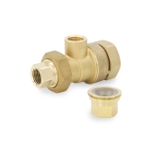 Caleffi 1/2" FNPT Union FlowShield Dual Check Backflow Preventer Valve w/ Atmospheric Vent, Lead-Free - Image 2