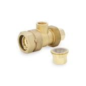 Caleffi 1/2" FNPT Union FlowShield Dual Check Backflow Preventer Valve w/ Atmospheric Vent, Lead-Free - Image 3