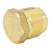Everhot 3/4" Flare Brass Plug - Image 2