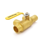 Webstone Valves 1" x 1" Sweat (Solder) Primary/Secondary Purge Tee - Image 2