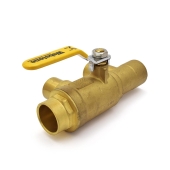 Webstone Valves 1-1/4" x 1" Sweat (Solder) Primary/Secondary Purge Tee - Image 2