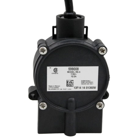 Little Giant RS-5 Piggyback Diaphragm Switch w/ 10ft cord, 10A max., 115V
