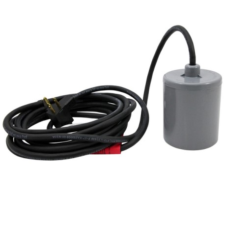 Little Giant RFSN-6 Piggyback Wide Angle Float Switch w/ 10ft cord, 13A max., 115/230V