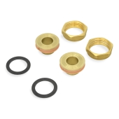 Grundfos 3/4" Sweat Brass Pump Unions Set, G150 - Image 3