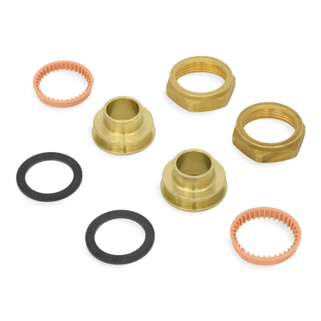 Grundfos 3/4" Sweat Brass Pump Unions Set, G150