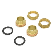 Grundfos 1" Sweat Brass Pump Unions Set, G150 - Image 2