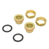 Grundfos 1" Sweat Brass Pump Unions Set, G150 - Image 3