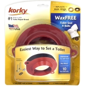 Korky Korky WaxFREE Toilet Gasket w/ Hardware - Image 3